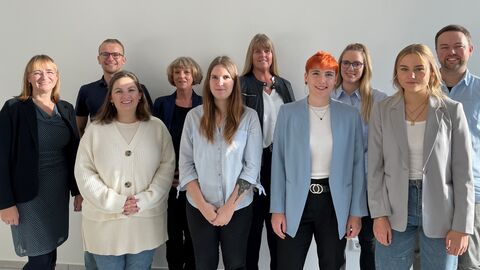 Ausbildungsteam des Finanzamts